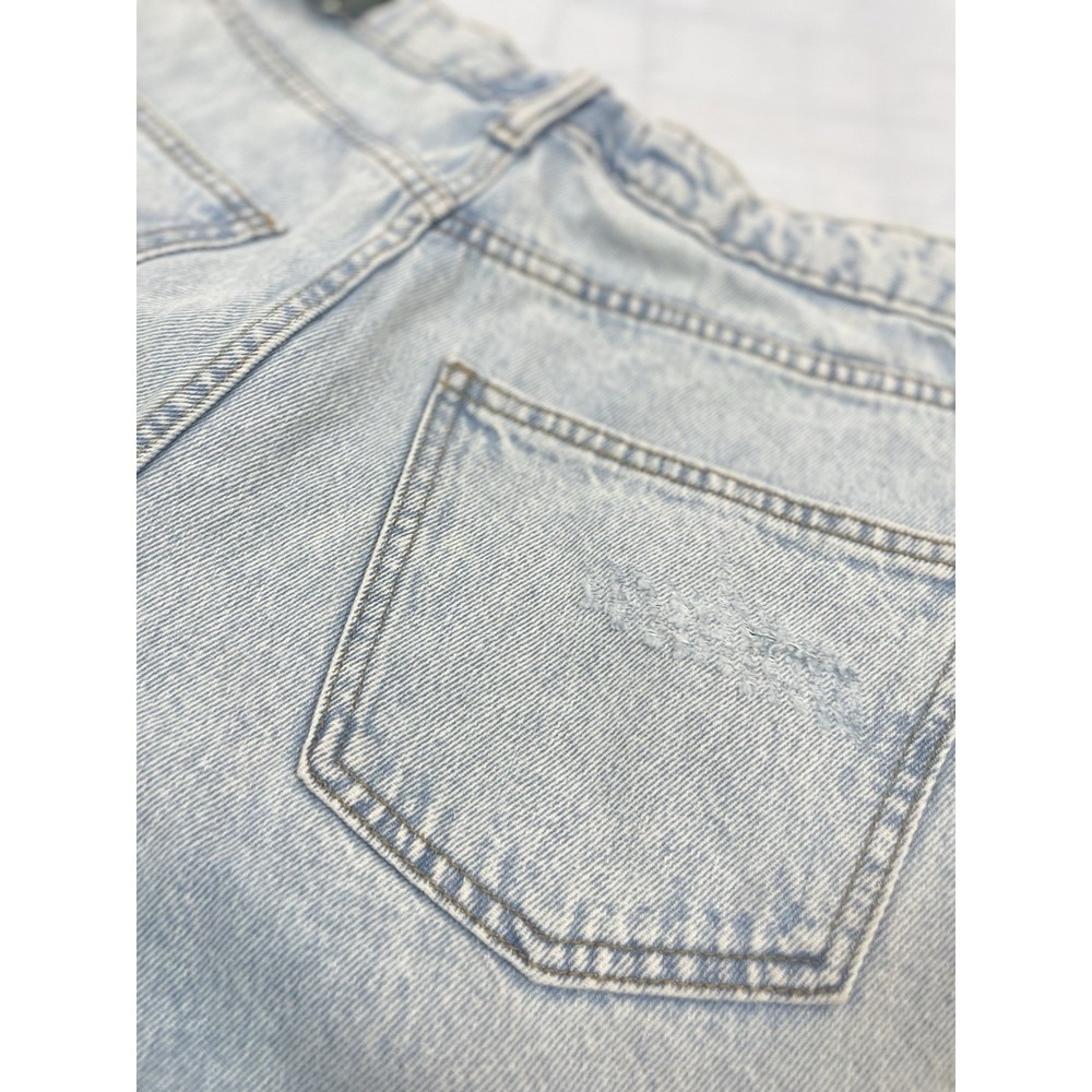 NEW Wild Fable Denim Shorts High Rise Woman's 8 Cut Off Light‎ Wash Distressed - Picture 10 of 14